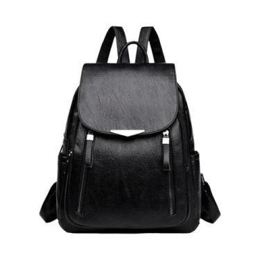 Imagem de Mochila De Viagem Grande Em Couro PU Para Mulheres, Bolsa De Moda, Moc