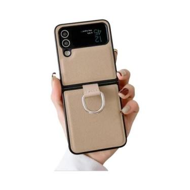 Imagem de Capa Traseira De Plástico Rígido Em Couro PU De Luxo Para Samsung Gala