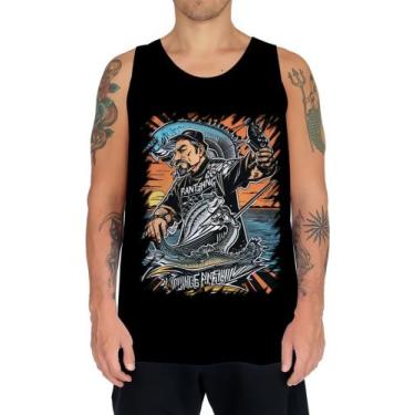 Imagem de Camiseta Regata Pesca Esportiva Pôr do Sol Peixes 7 - Kasubeck Store, 