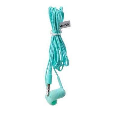 Imagem de Fone de Ouvido com Fio e Estojo Conector P2 - Verde - MINISO