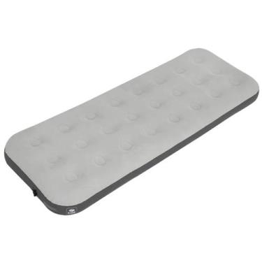 Imagem de Colchão Inflável Solteiro Bel Cinza Deluxe Comfort Prático Ideal para 
