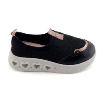 Imagem de Tenis Slip On Menina com Led Colorido Confortavel-Feminino