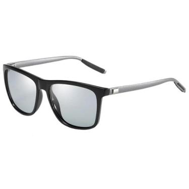 Imagem de Óculos de Sol Masculino Polarizado UV400 Esportivo - VINKIN, Preto, Ci