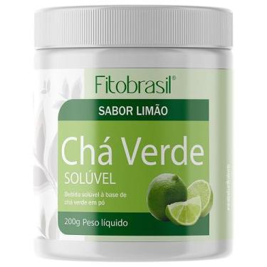 Imagem de Chá Verde Solúvel Natural Sabor Limão 200g - FITOBRASIL