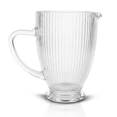 Imagem de Jarra de Suco e Água em Vidro Transparente Versalhes 1,2L - Lehaví - W