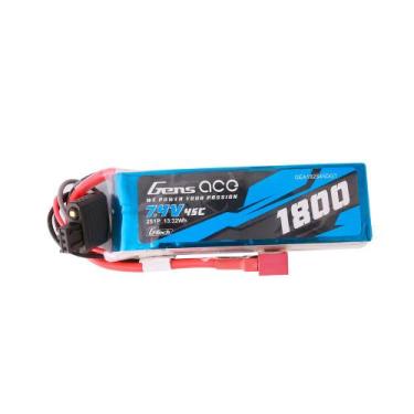 Imagem de Gens ace 7.4v 1800mah 45c 2s g-tech lipo deans plug