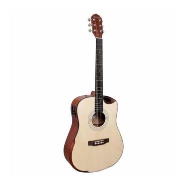 Imagem de Violão Eletroacústico Giannini Acoustik Gdh Ceq C/Capa Cor:Natural, Na