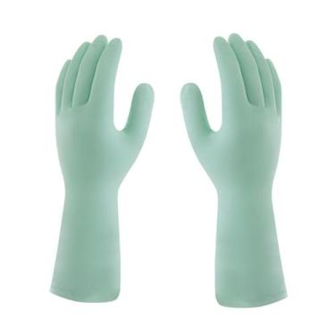Imagem de Luva de Látex Forrada Multiúso Mucambo PRO 250 - Verde - Tamanho 7M