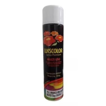 Imagem de Tinta Spray Lukscolor Branco Brilhante 400ml - 1F050060001029