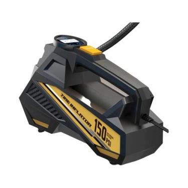 Imagem de Bomba De Ar Elétrica Portátil Com Fio 12V 150PSI Carsun LED Para Carro
