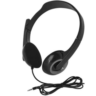 Imagem de Headset Multi Basic, P3, 3.5mm, Controle de Volume, Microfone com Redução de Ruído, Preto - PH367