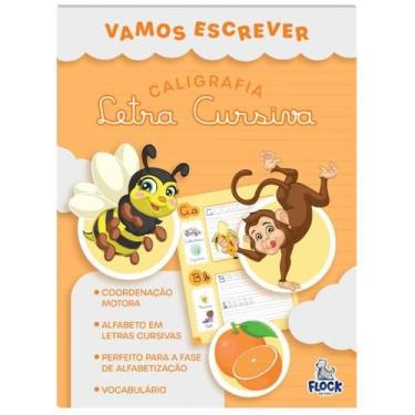 Imagem de Vamos Escrever  Letra Cursiva  Livro Infantil de Caligrafia  Escrita M