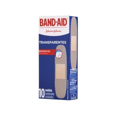 Imagem de Curativo Adesivo Transparente Band-Aid - 1 Caixa com 10 Unidades