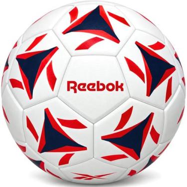 Imagem de Bola Futebol Reebok Royal 3 Laminada Campo Treino, Azul, Vermelho