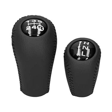 Imagem de Aramox Manopla de câmbio de marcha, alavanca de câmbio manual de 5 velocidades 33504-20120-C0 adequado para 4Runner/Hilux/Land Cruiser Prado (B (preto))