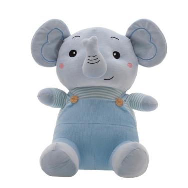 Imagem de Elefante Pelúcia Fran Azul Zip Toys