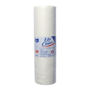 Imagem de Pano Multiuso Branco Rolo com 30cm x 25m Life Clean