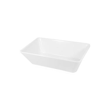 Imagem de Travessa retangular melamina 25x15 cm branca