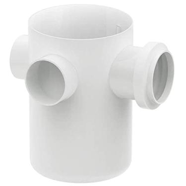 Imagem de Corpo para Caixa Sifonada com 3 Entradas 100x150x50mm Branco