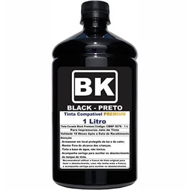 Imagem de Tinta Preta Compatível Impressoras L3110 L3250 L3150 L3210 L1250 L5190 1 Litro