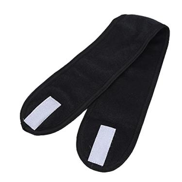 Imagem de Envoltório de cabeça de maquiagem, pano macio compacto pequeno que não perde a forma Envoltório de cabeça de lavagem de rosto para chuveiro para mulheres(Tiara de tecido de formiga preta)