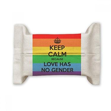 Imagem de Bolsa de linho de algodão para lenços faciais LGBT Transgênero Bisexuals Gay Lesbian