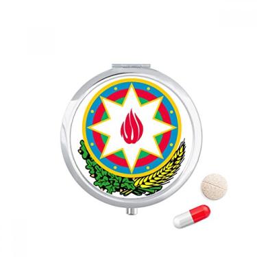Imagem de Baku Azerbaijan Caixa de armazenamento de medicamentos com emblema nacional