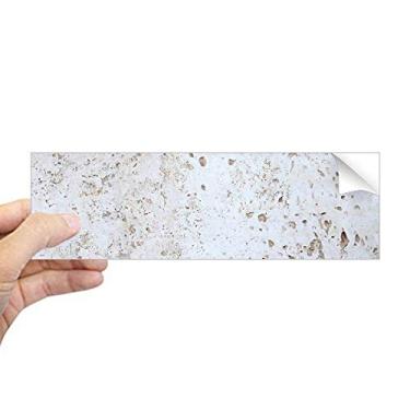 Imagem de DIYthinker Adesivo retangular com textura de superfície áspera de parede branca para janela de notebook