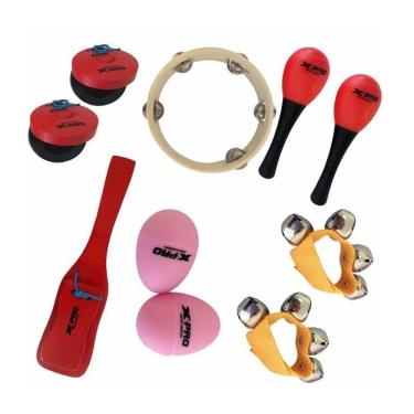Imagem de Kit Bandinha Ritmica X-Pro Lt6 Com Bag - 6 Peças C.Ibanez