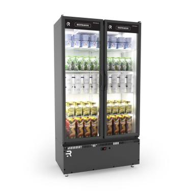 Imagem de Auto Serviço Vanguard Resfriados 2 Portas 0 a 7 ºC ASVR2PPB Branco Int. Preto Ext. 220V - Refrimate