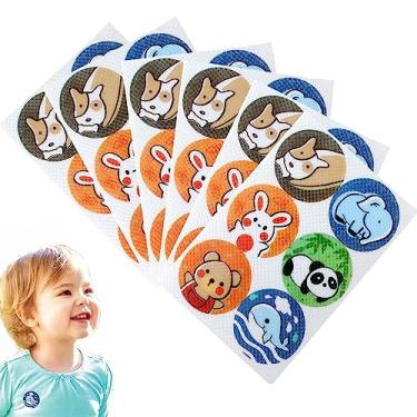 Imagem de adesivos repelentes de | Caricatura Óleo Essencial Natural Infundido Patches Adesivos | Adesivos de adesivos de plantas para para crianças e adultos Hmltd