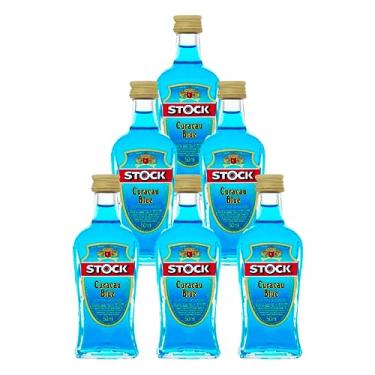 Imagem de Miniatura Licor de Laranja Stock Curaçau Blue 50ml 6un