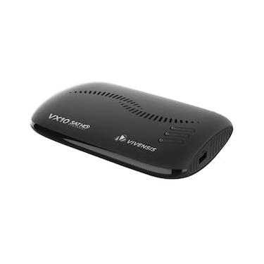 Imagem de Receptor de TV Vivensis VX10 TV SAT Full HD com Controle Remoto