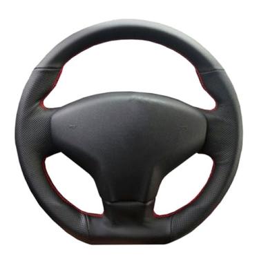 Imagem de Capa de volante, para Peugeot 301 2013-2016, personalize couro costurado à mão DIY