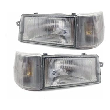 Imagem de Par Farol Vidro + Pisca Compatível com Uno 91 A 96 97 98 99 2000 A 2003 Kit