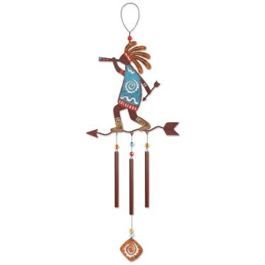 Imagem de Sunset Vista Designs Kokopelli Arrow Wind Chime, 55,88 cm
