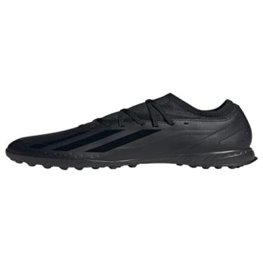 Imagem de adidas Tênis unissex adulto X Crazyfast.3 Turf, Núcleo preto/núcleo preto, 13 Women/12 Men