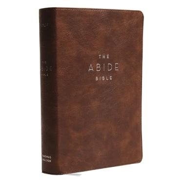 Imagem de NKJV, Abide Bible, Leathersoft, Brown, Red Letter Edition, Comfort Print: Holy Bible, New King James Version