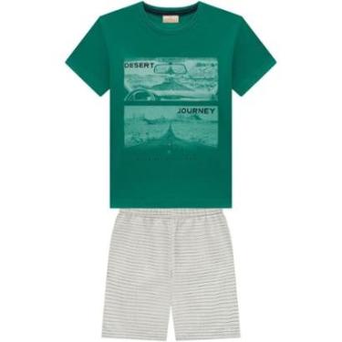 Imagem de Conjunto Infantil Masculino Camiseta + Bermuda Milon 138308.70149.4 Milon-Masculino