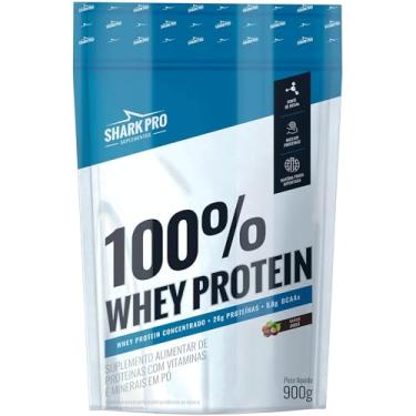 Imagem de 100% Whey Protein Refil (900g) Shark Pro Sabor:Avelã