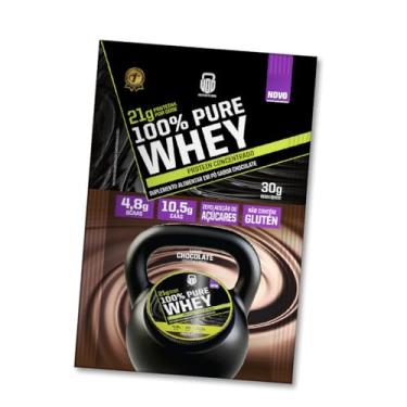 Imagem de SACHÊ WHEY PROTEIN CONCENTRADO 100% PURO 30G CHOCOLATE 01 Un. – WOD NUTRITION