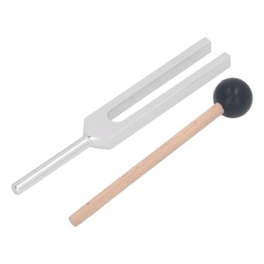 Imagem de Diapasão 528 Hz, Conjunto de Martelo de Diapasão de Liga de Alumínio para Cura de Chakra, Meditação Com Martelo de Silicone e Pano de Limpeza
