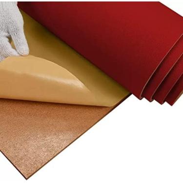 Imagem de Placas de cortiça autoadesivas para paredes, rolo de folha de cortiça de 8 mm de espessura para decoração de parede de casa, escola de escritório, quadro de avisos de mensagens DIY, 1,22 x 1