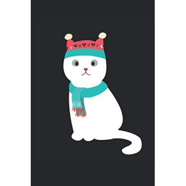 Imagem de White Winter Cat: Cuaderno rayado, cuaderno, diario, ToDo, cuaderno de ejercicios, libro de cuentos (15. 24 x 22. 86 cm; aprox. A5) con 120 páginas. ... de los lindos gatitos, gatos y mininos.