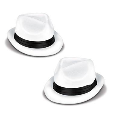 Imagem de Beistle White Velour Havana Chairman Hat - 1 Pc