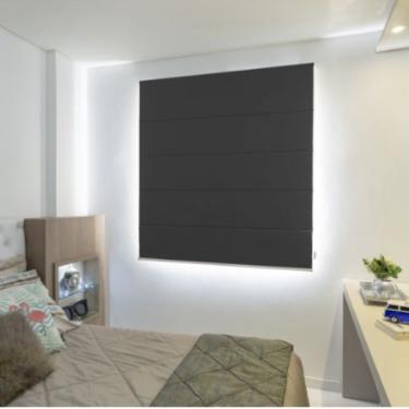Imagem de Persiana Cortina Blackout Romana 1,80l X1,45a Veda Luz 100%