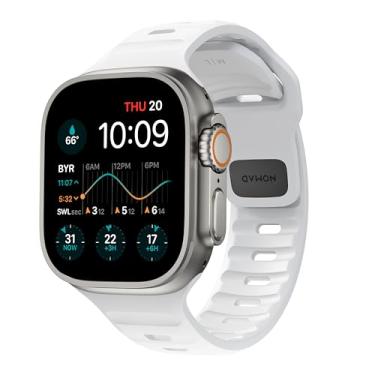 Imagem de Nomad pulseira esportiva impermeável compatível com Apple Watch séries 8, 7, 6, SE e todos os modelos anteriores 49 mm, 45 mm, 44 mm, 42 mm, 49/45/44/42 mm, borracha fluoroelastômero FKM,