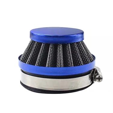 Imagem de Filtro de ar de motocicleta de desempenho de 60 mm para carburador SHA estilo Dellorto Tomos A35 Minarelli Puch Parts azul