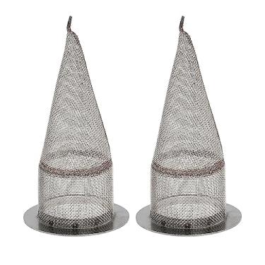 Imagem de LiiQuu Aparador de ignição cônico de escape de 3,8 cm para Honda CRF230 CRF450 CRF250L para Yamaha YZF426 TTR125 para Kawasaki KLX230 KLX230R KLX125 KX450F para FMF Powercore 4 (pacote com 2)