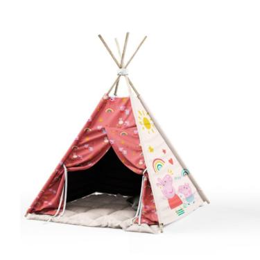Imagem de Cabaninha/tenda/toca Infantil para Festa do Pijama Peppa pig spring
